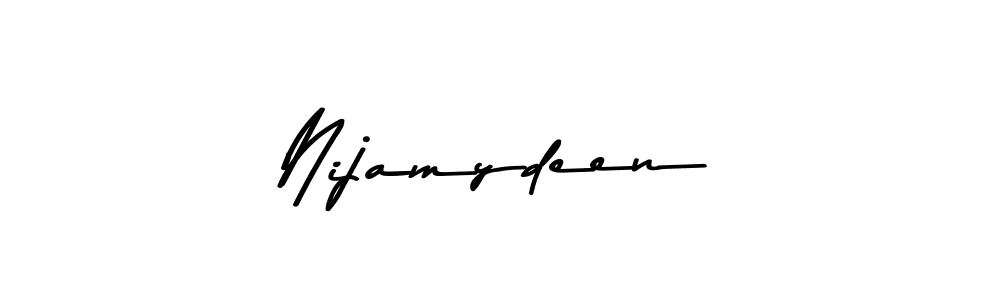 How to make Nijamydeen signature? Asem Kandis PERSONAL USE is a professional autograph style. Create handwritten signature for Nijamydeen name. Nijamydeen signature style 9 images and pictures png