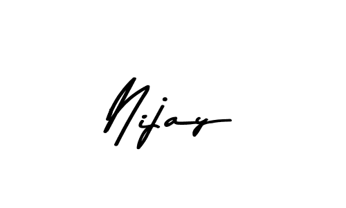 Nijay stylish signature style. Best Handwritten Sign (Asem Kandis PERSONAL USE) for my name. Handwritten Signature Collection Ideas for my name Nijay. Nijay signature style 9 images and pictures png