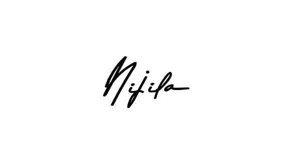 Design your own signature with our free online signature maker. With this signature software, you can create a handwritten (Asem Kandis PERSONAL USE) signature for name Nijila. Nijila signature style 9 images and pictures png