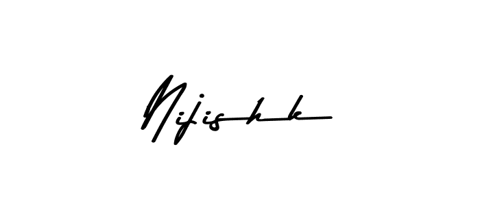 if you are searching for the best signature style for your name Nijishk. so please give up your signature search. here we have designed multiple signature styles  using Asem Kandis PERSONAL USE. Nijishk signature style 9 images and pictures png