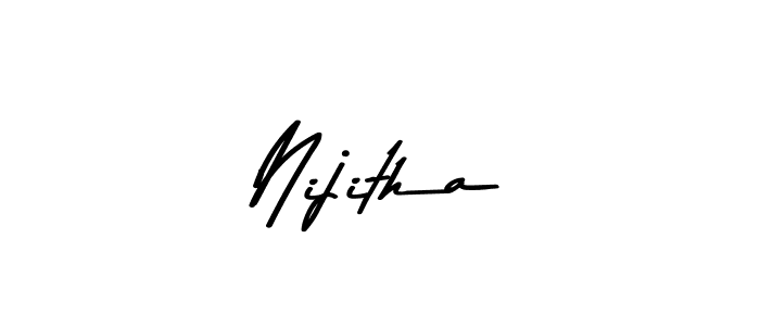 It looks lik you need a new signature style for name Nijitha. Design unique handwritten (Asem Kandis PERSONAL USE) signature with our free signature maker in just a few clicks. Nijitha signature style 9 images and pictures png