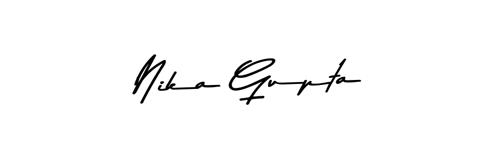 How to make Nika Gupta signature? Asem Kandis PERSONAL USE is a professional autograph style. Create handwritten signature for Nika Gupta name. Nika Gupta signature style 9 images and pictures png