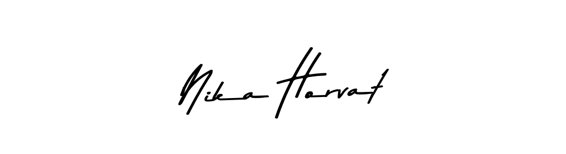 This is the best signature style for the Nika Horvat name. Also you like these signature font (Asem Kandis PERSONAL USE). Mix name signature. Nika Horvat signature style 9 images and pictures png