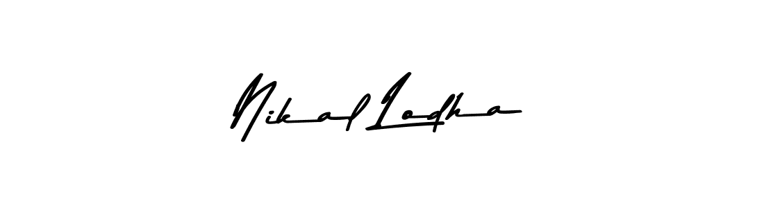 Also You can easily find your signature by using the search form. We will create Nikal Lodha name handwritten signature images for you free of cost using Asem Kandis PERSONAL USE sign style. Nikal Lodha signature style 9 images and pictures png