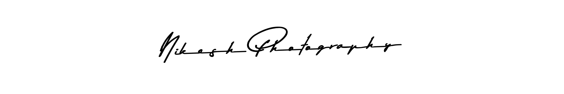 Design your own signature with our free online signature maker. With this signature software, you can create a handwritten (Asem Kandis PERSONAL USE) signature for name Nikesh Photography. Nikesh Photography signature style 9 images and pictures png