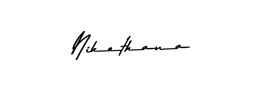 Asem Kandis PERSONAL USE is a professional signature style that is perfect for those who want to add a touch of class to their signature. It is also a great choice for those who want to make their signature more unique. Get Nikethana name to fancy signature for free. Nikethana signature style 9 images and pictures png