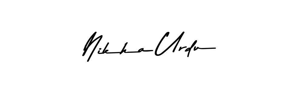 Here are the top 10 professional signature styles for the name Nikha Urdu. These are the best autograph styles you can use for your name. Nikha Urdu signature style 9 images and pictures png