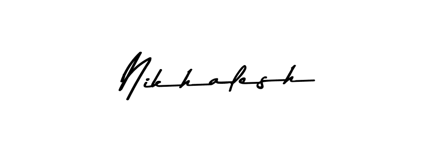 Make a beautiful signature design for name Nikhalesh. Use this online signature maker to create a handwritten signature for free. Nikhalesh signature style 9 images and pictures png
