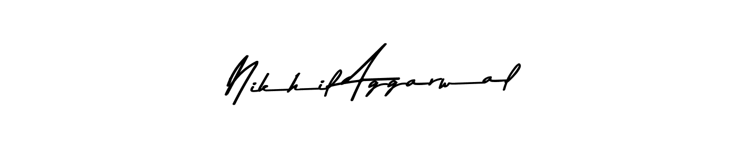 Asem Kandis PERSONAL USE is a professional signature style that is perfect for those who want to add a touch of class to their signature. It is also a great choice for those who want to make their signature more unique. Get Nikhil Aggarwal name to fancy signature for free. Nikhil Aggarwal signature style 9 images and pictures png