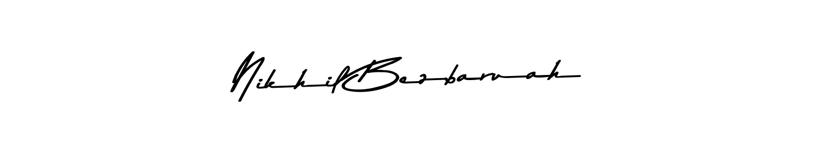 if you are searching for the best signature style for your name Nikhil Bezbaruah. so please give up your signature search. here we have designed multiple signature styles  using Asem Kandis PERSONAL USE. Nikhil Bezbaruah signature style 9 images and pictures png