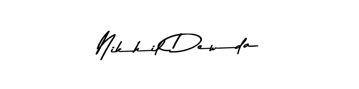 The best way (Asem Kandis PERSONAL USE) to make a short signature is to pick only two or three words in your name. The name Nikhil Dewda include a total of six letters. For converting this name. Nikhil Dewda signature style 9 images and pictures png