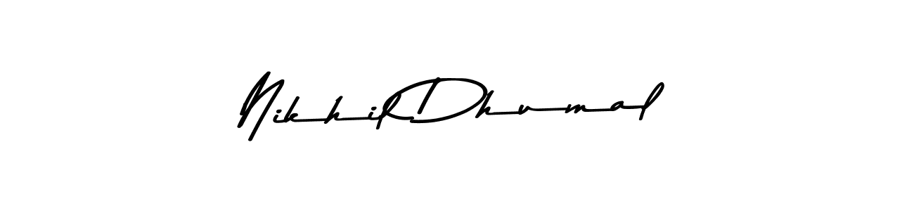 How to Draw Nikhil Dhumal signature style? Asem Kandis PERSONAL USE is a latest design signature styles for name Nikhil Dhumal. Nikhil Dhumal signature style 9 images and pictures png