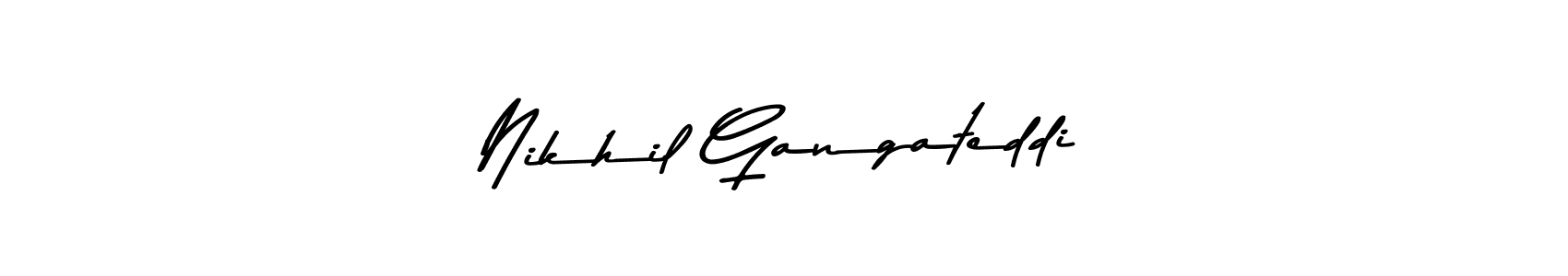 Once you've used our free online signature maker to create your best signature Asem Kandis PERSONAL USE style, it's time to enjoy all of the benefits that Nikhil Gangateddi name signing documents. Nikhil Gangateddi signature style 9 images and pictures png