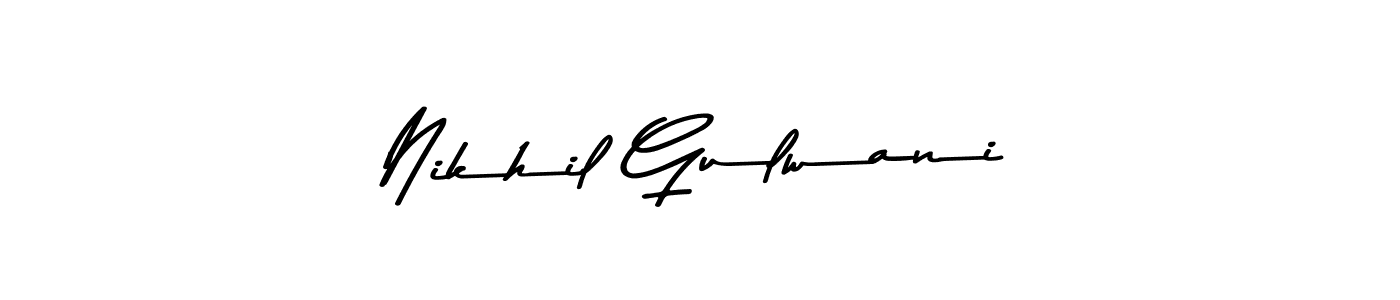 Also You can easily find your signature by using the search form. We will create Nikhil Gulwani name handwritten signature images for you free of cost using Asem Kandis PERSONAL USE sign style. Nikhil Gulwani signature style 9 images and pictures png