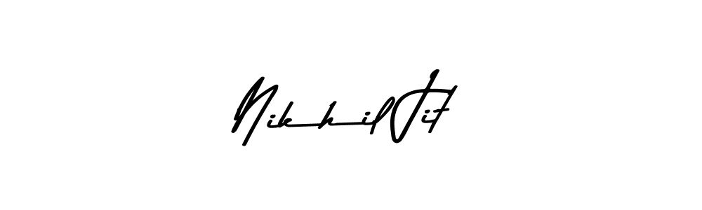 Also we have Nikhil Jit name is the best signature style. Create professional handwritten signature collection using Asem Kandis PERSONAL USE autograph style. Nikhil Jit signature style 9 images and pictures png