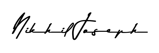 Make a beautiful signature design for name Nikhil Joseph. Use this online signature maker to create a handwritten signature for free. Nikhil Joseph signature style 9 images and pictures png