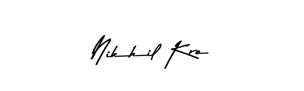 Once you've used our free online signature maker to create your best signature Asem Kandis PERSONAL USE style, it's time to enjoy all of the benefits that Nikhil Kro name signing documents. Nikhil Kro signature style 9 images and pictures png