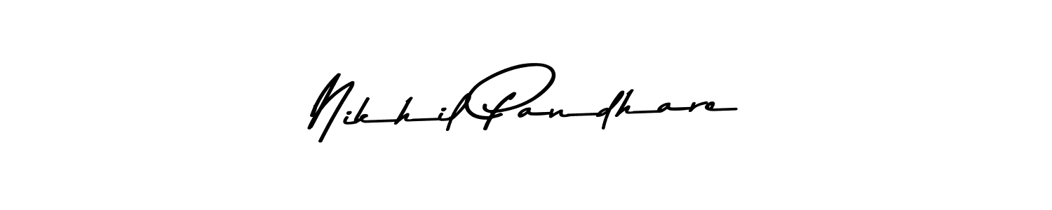 Make a beautiful signature design for name Nikhil Pandhare. Use this online signature maker to create a handwritten signature for free. Nikhil Pandhare signature style 9 images and pictures png