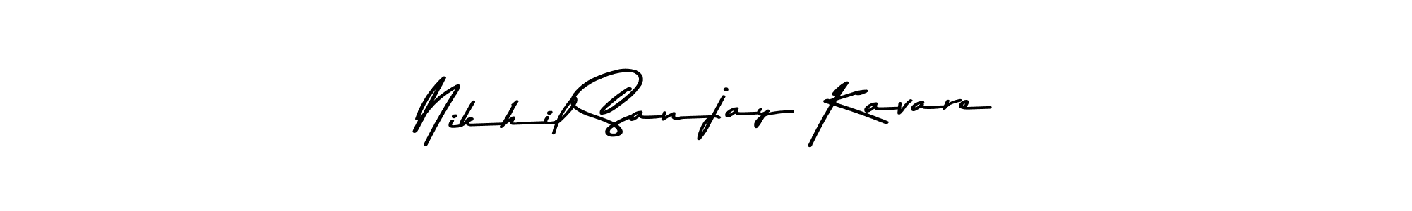 Also You can easily find your signature by using the search form. We will create Nikhil Sanjay Kavare name handwritten signature images for you free of cost using Asem Kandis PERSONAL USE sign style. Nikhil Sanjay Kavare signature style 9 images and pictures png