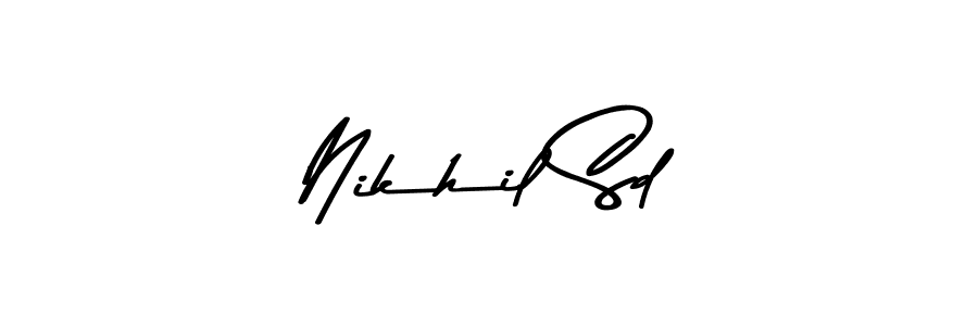It looks lik you need a new signature style for name Nikhil Sd. Design unique handwritten (Asem Kandis PERSONAL USE) signature with our free signature maker in just a few clicks. Nikhil Sd signature style 9 images and pictures png