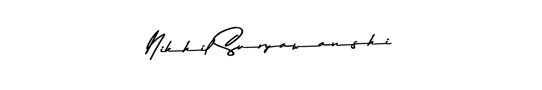 Also You can easily find your signature by using the search form. We will create Nikhil Suryawanshi name handwritten signature images for you free of cost using Asem Kandis PERSONAL USE sign style. Nikhil Suryawanshi signature style 9 images and pictures png