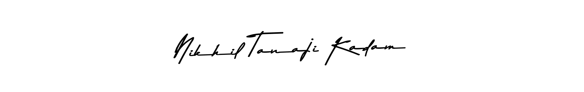 You can use this online signature creator to create a handwritten signature for the name Nikhil Tanaji Kadam. This is the best online autograph maker. Nikhil Tanaji Kadam signature style 9 images and pictures png