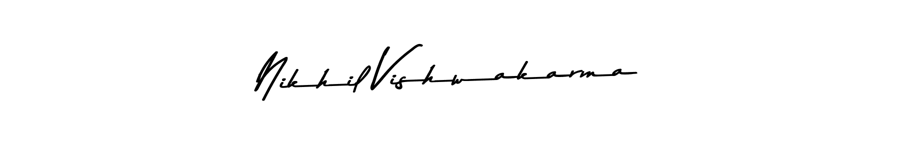 Make a beautiful signature design for name Nikhil Vishwakarma. Use this online signature maker to create a handwritten signature for free. Nikhil Vishwakarma signature style 9 images and pictures png