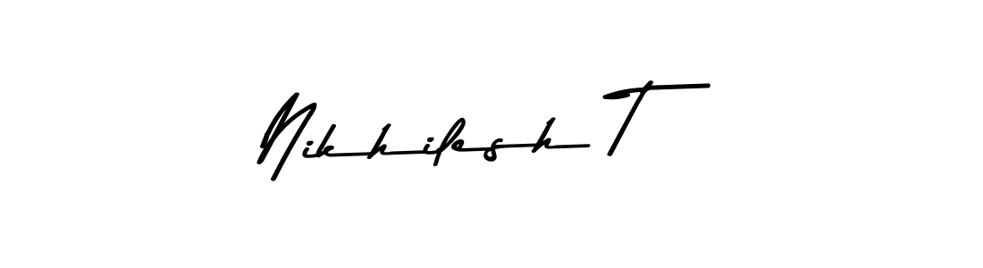 You can use this online signature creator to create a handwritten signature for the name Nikhilesh T. This is the best online autograph maker. Nikhilesh T signature style 9 images and pictures png