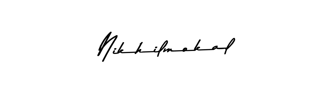 Similarly Asem Kandis PERSONAL USE is the best handwritten signature design. Signature creator online .You can use it as an online autograph creator for name Nikhilmokal. Nikhilmokal signature style 9 images and pictures png