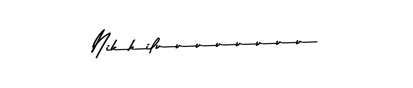 How to Draw Nikhiluuuuuuuu signature style? Asem Kandis PERSONAL USE is a latest design signature styles for name Nikhiluuuuuuuu. Nikhiluuuuuuuu signature style 9 images and pictures png