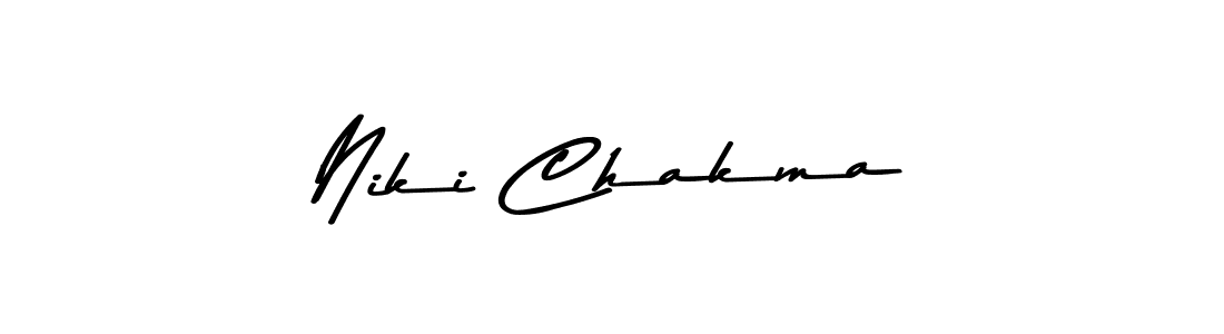 How to make Niki Chakma signature? Asem Kandis PERSONAL USE is a professional autograph style. Create handwritten signature for Niki Chakma name. Niki Chakma signature style 9 images and pictures png