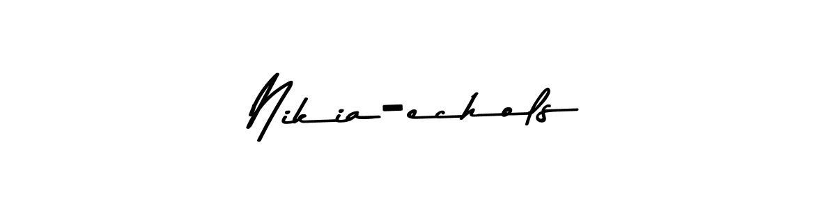 Once you've used our free online signature maker to create your best signature Asem Kandis PERSONAL USE style, it's time to enjoy all of the benefits that Nikia-echols name signing documents. Nikia-echols signature style 9 images and pictures png