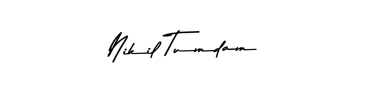 Similarly Asem Kandis PERSONAL USE is the best handwritten signature design. Signature creator online .You can use it as an online autograph creator for name Nikil Tumdam. Nikil Tumdam signature style 9 images and pictures png