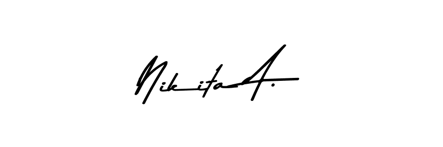 Similarly Asem Kandis PERSONAL USE is the best handwritten signature design. Signature creator online .You can use it as an online autograph creator for name Nikita A.. Nikita A. signature style 9 images and pictures png