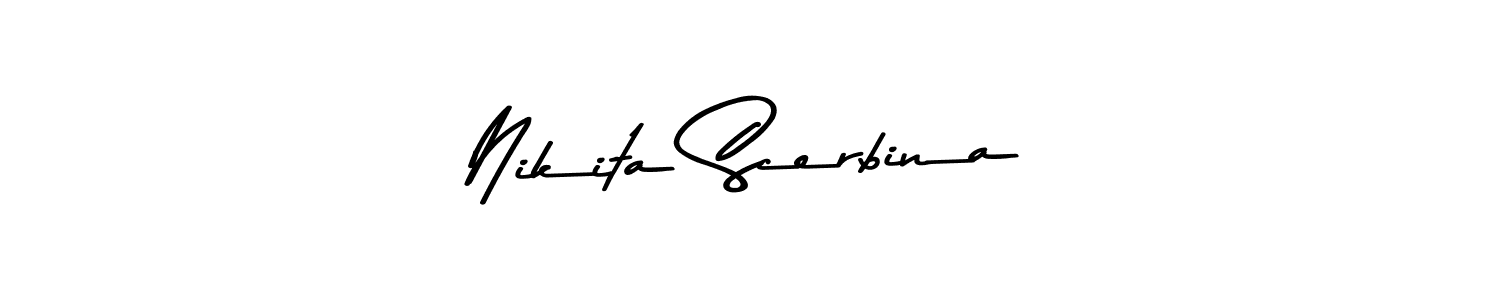 Design your own signature with our free online signature maker. With this signature software, you can create a handwritten (Asem Kandis PERSONAL USE) signature for name Nikita Scerbina. Nikita Scerbina signature style 9 images and pictures png