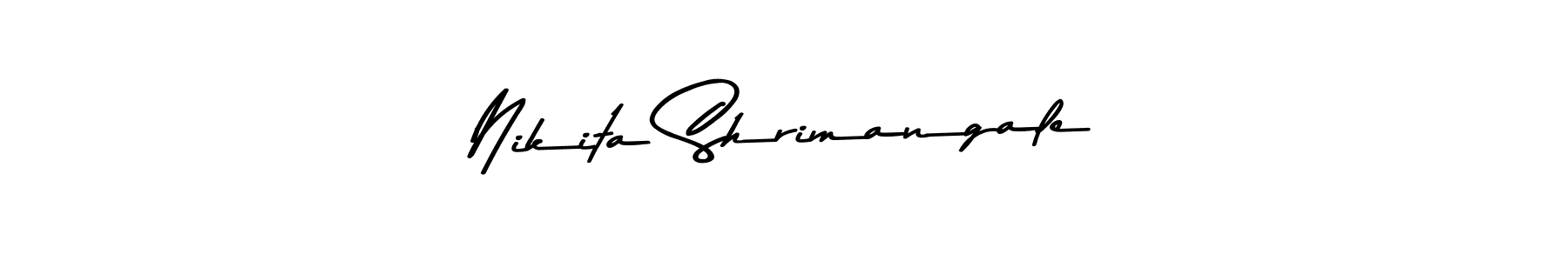 The best way (Asem Kandis PERSONAL USE) to make a short signature is to pick only two or three words in your name. The name Nikita Shrimangale include a total of six letters. For converting this name. Nikita Shrimangale signature style 9 images and pictures png