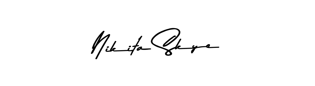 Make a beautiful signature design for name Nikita Skye. Use this online signature maker to create a handwritten signature for free. Nikita Skye signature style 9 images and pictures png