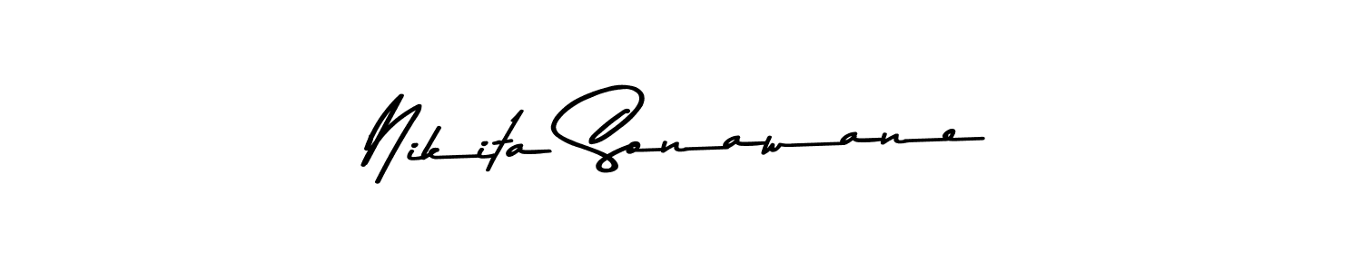 Design your own signature with our free online signature maker. With this signature software, you can create a handwritten (Asem Kandis PERSONAL USE) signature for name Nikita Sonawane. Nikita Sonawane signature style 9 images and pictures png