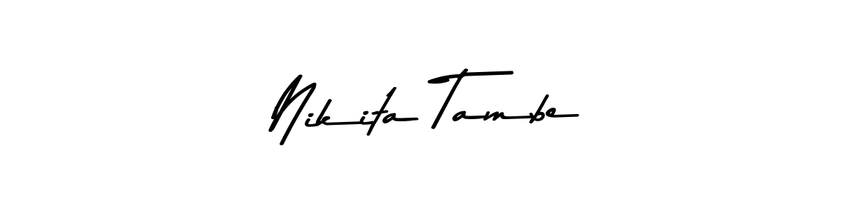 How to Draw Nikita Tambe signature style? Asem Kandis PERSONAL USE is a latest design signature styles for name Nikita Tambe. Nikita Tambe signature style 9 images and pictures png