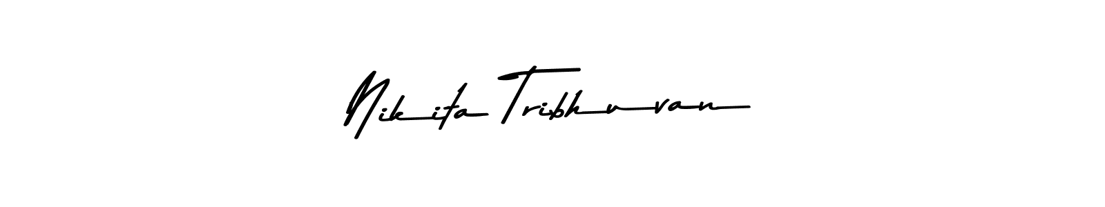 Here are the top 10 professional signature styles for the name Nikita Tribhuvan. These are the best autograph styles you can use for your name. Nikita Tribhuvan signature style 9 images and pictures png