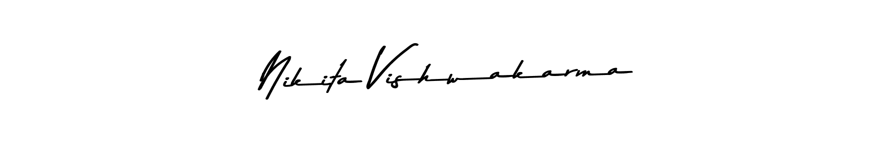 if you are searching for the best signature style for your name Nikita Vishwakarma. so please give up your signature search. here we have designed multiple signature styles  using Asem Kandis PERSONAL USE. Nikita Vishwakarma signature style 9 images and pictures png