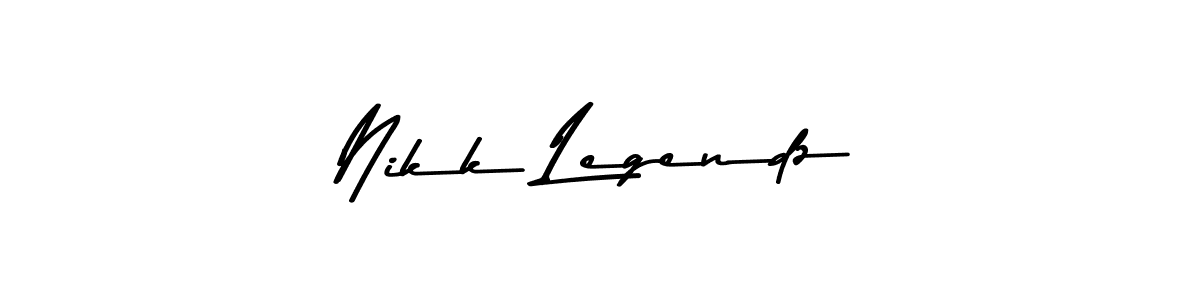 Asem Kandis PERSONAL USE is a professional signature style that is perfect for those who want to add a touch of class to their signature. It is also a great choice for those who want to make their signature more unique. Get Nikk Legendz name to fancy signature for free. Nikk Legendz signature style 9 images and pictures png