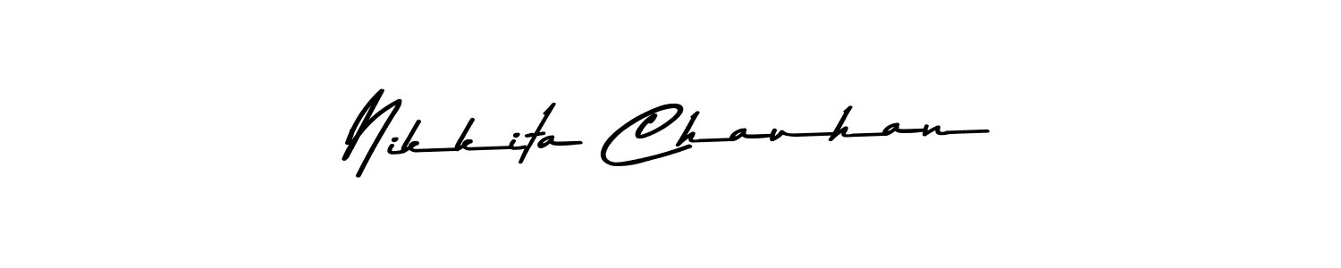 This is the best signature style for the Nikkita Chauhan name. Also you like these signature font (Asem Kandis PERSONAL USE). Mix name signature. Nikkita Chauhan signature style 9 images and pictures png