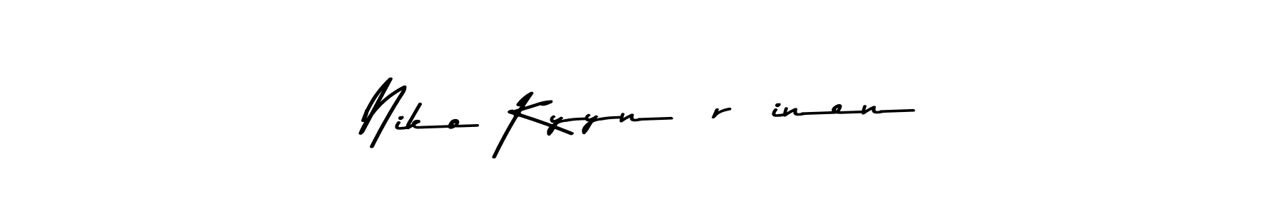 Also You can easily find your signature by using the search form. We will create Niko Kyynäräinen name handwritten signature images for you free of cost using Asem Kandis PERSONAL USE sign style. Niko Kyynäräinen signature style 9 images and pictures png