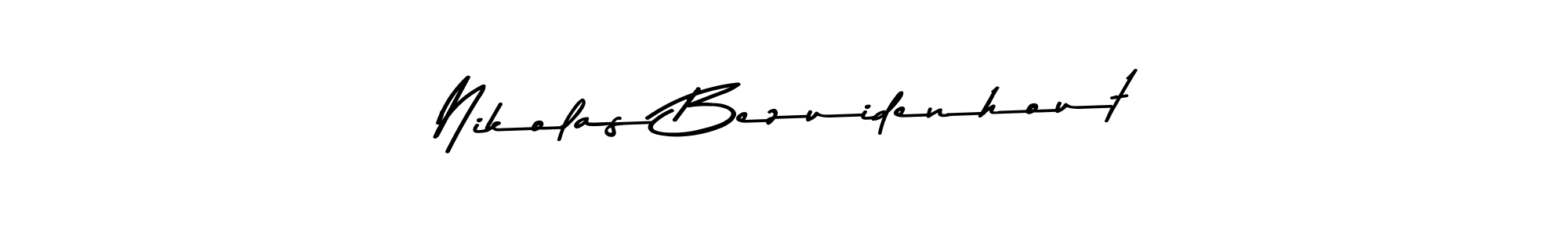 Nikolas Bezuidenhout stylish signature style. Best Handwritten Sign (Asem Kandis PERSONAL USE) for my name. Handwritten Signature Collection Ideas for my name Nikolas Bezuidenhout. Nikolas Bezuidenhout signature style 9 images and pictures png