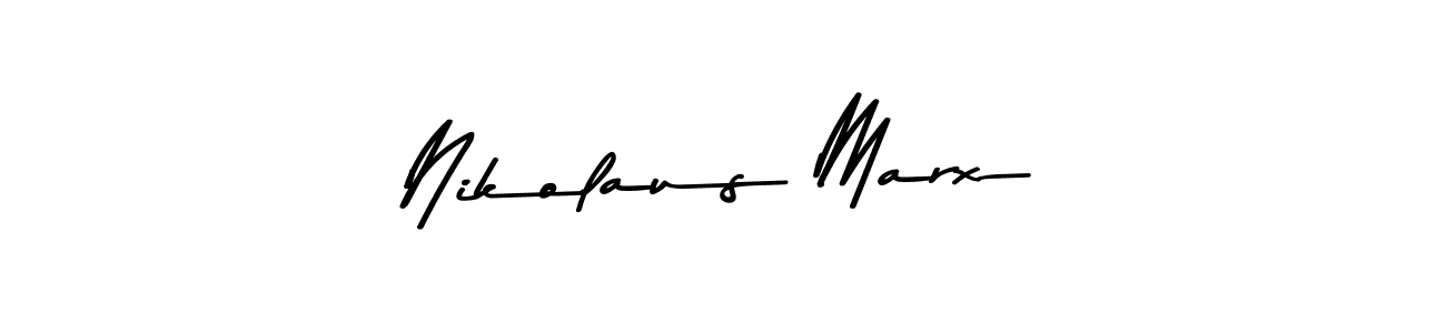 You should practise on your own different ways (Asem Kandis PERSONAL USE) to write your name (Nikolaus Marx) in signature. don't let someone else do it for you. Nikolaus Marx signature style 9 images and pictures png
