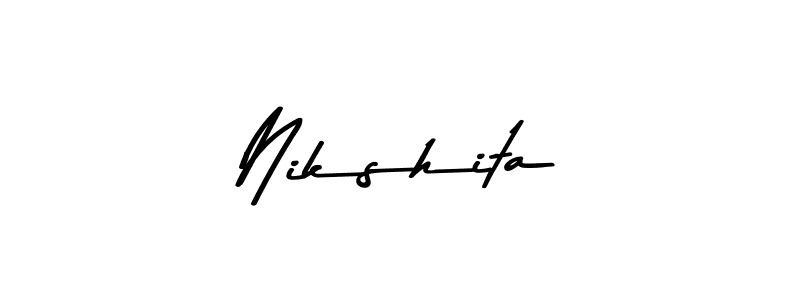 It looks lik you need a new signature style for name Nikshita. Design unique handwritten (Asem Kandis PERSONAL USE) signature with our free signature maker in just a few clicks. Nikshita signature style 9 images and pictures png