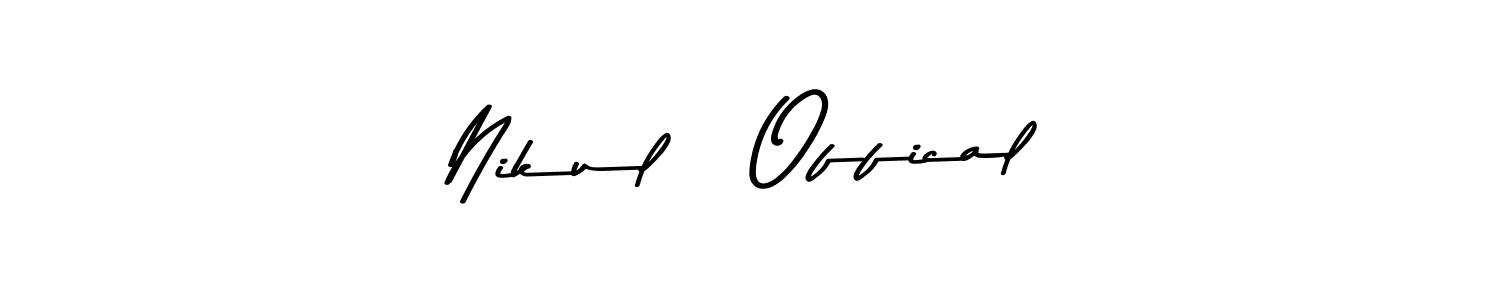 Here are the top 10 professional signature styles for the name Nikul   Offical. These are the best autograph styles you can use for your name. Nikul   Offical signature style 9 images and pictures png