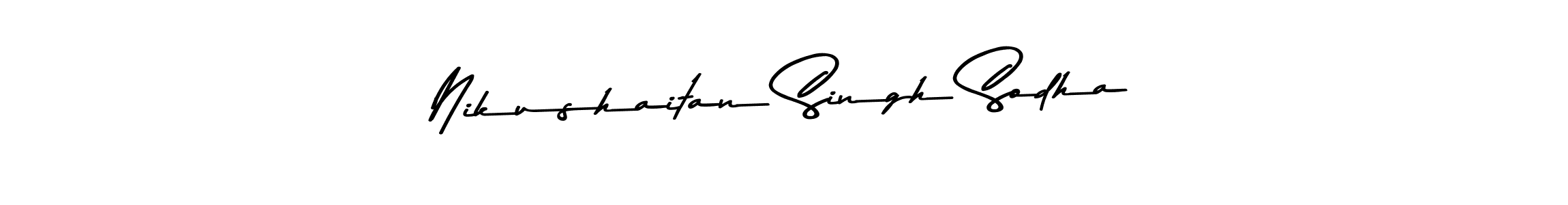 How to make Nikushaitan Singh Sodha signature? Asem Kandis PERSONAL USE is a professional autograph style. Create handwritten signature for Nikushaitan Singh Sodha name. Nikushaitan Singh Sodha signature style 9 images and pictures png