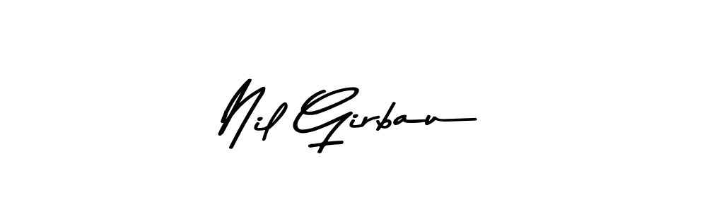 Make a beautiful signature design for name Nil Girbau. With this signature (Asem Kandis PERSONAL USE) style, you can create a handwritten signature for free. Nil Girbau signature style 9 images and pictures png